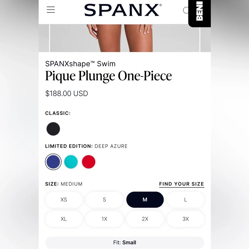 NWT Spanx one piece - Picture 13 of 15